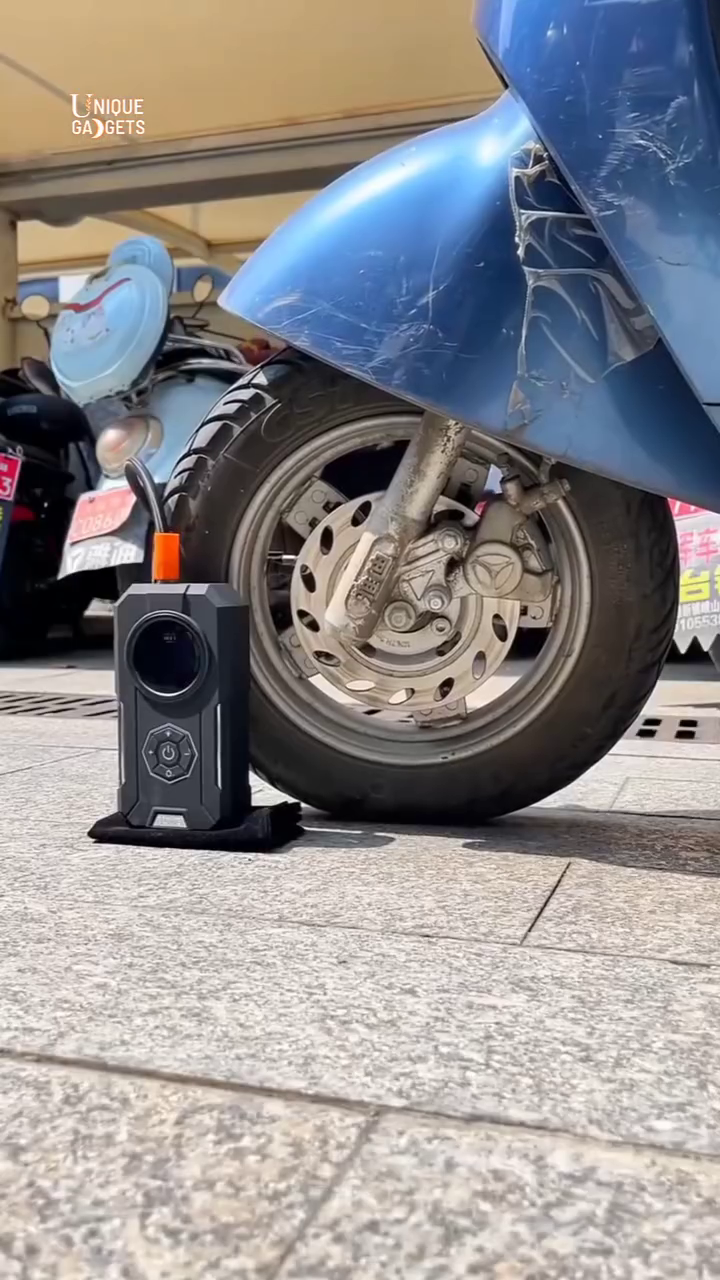 smart digital tire inflator – portable electric air compressor with led display & auto shutoff