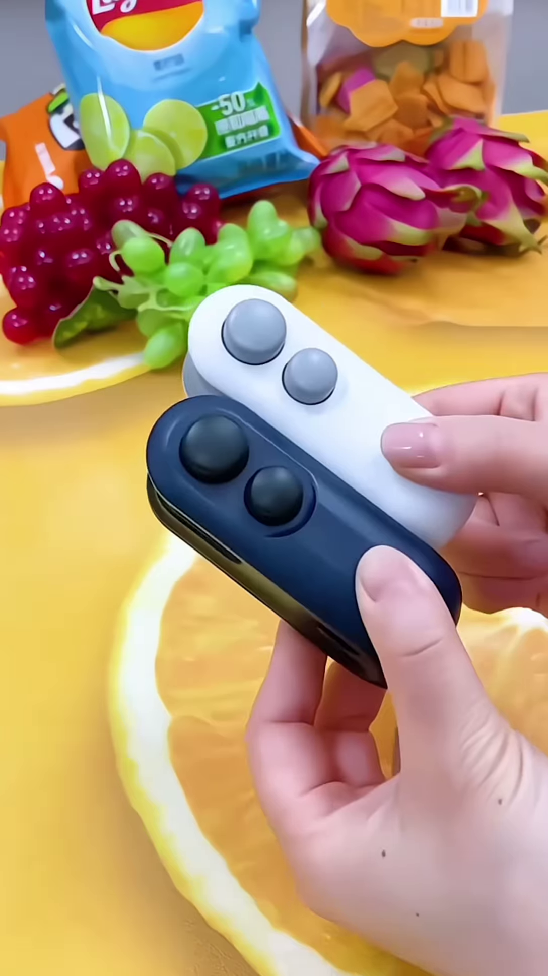 portable mini heat sealer – reseal bags in seconds for freshness on the go