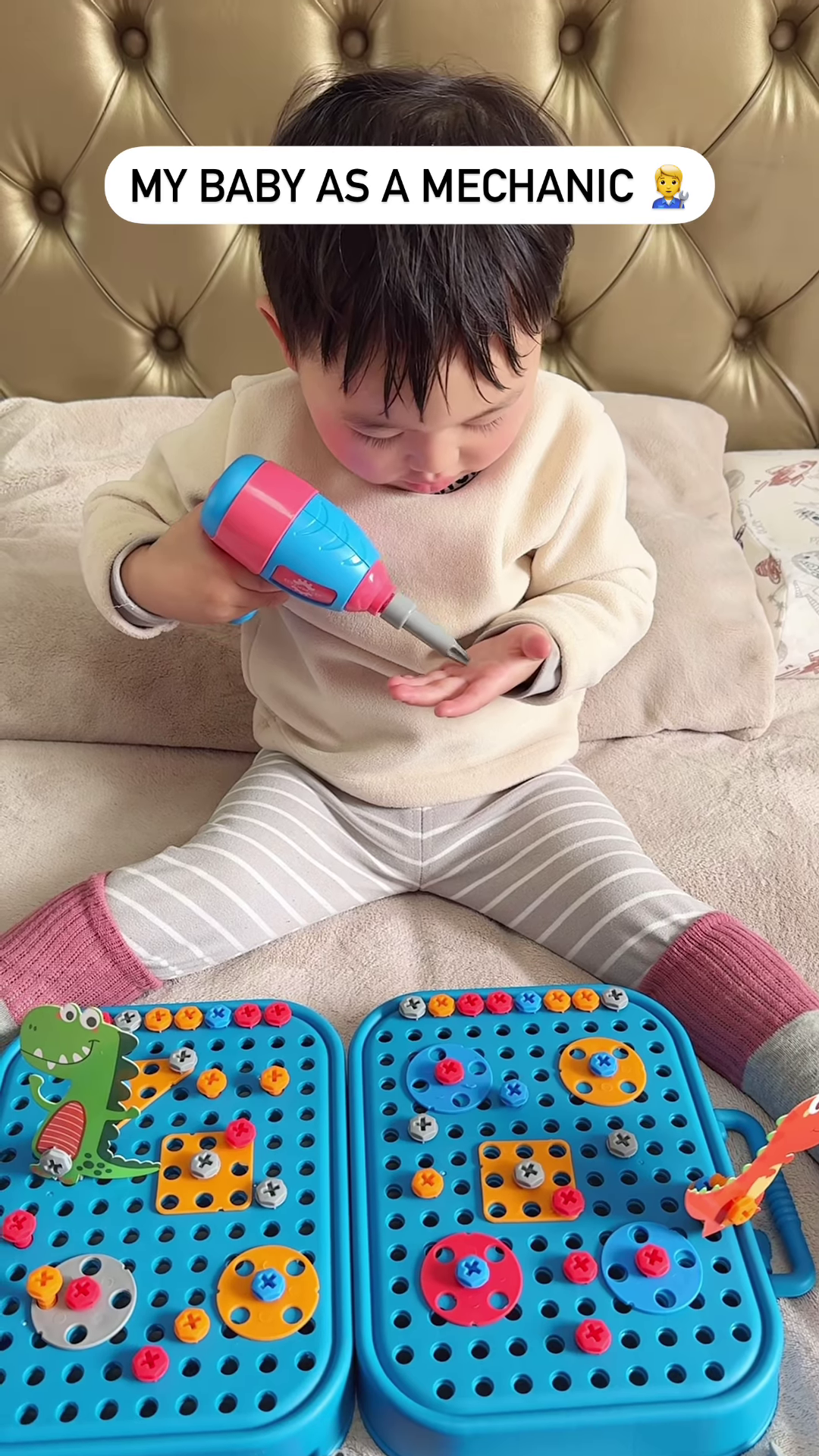 kids’ creative drill toy set – stem learning toolbox