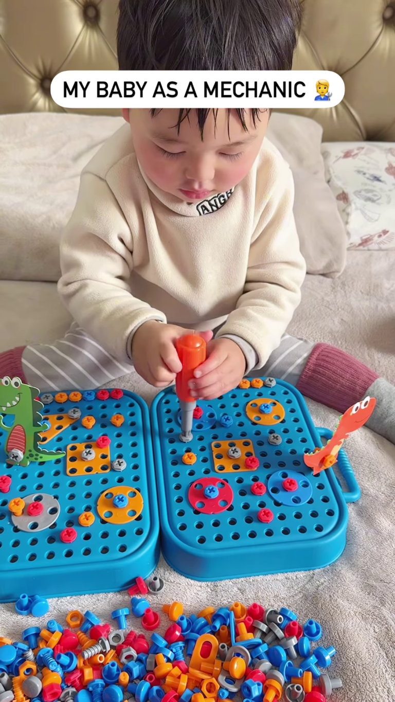 kids’ creative drill toy set – stem learning toolbox