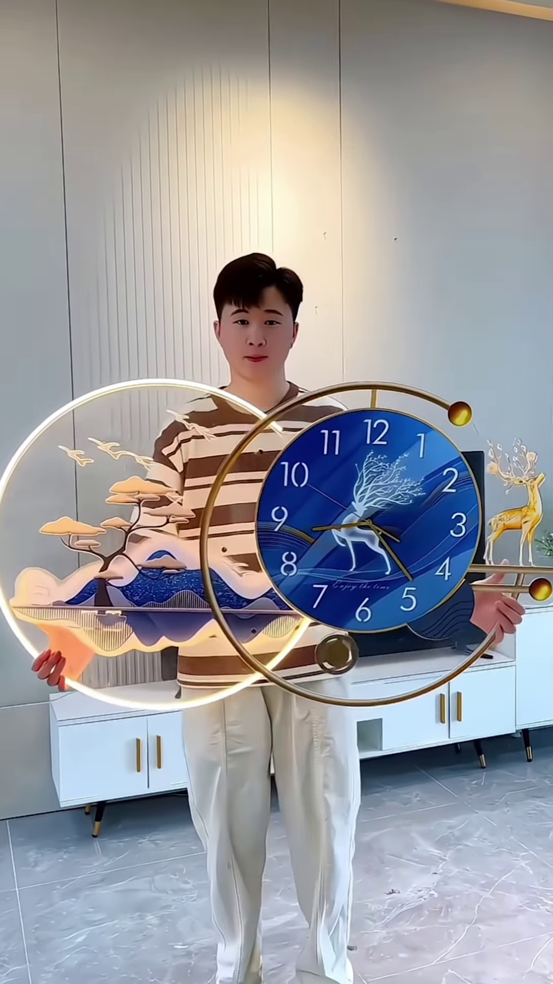 π° luxury led wall clock β a statement of art & time! π¨β¨