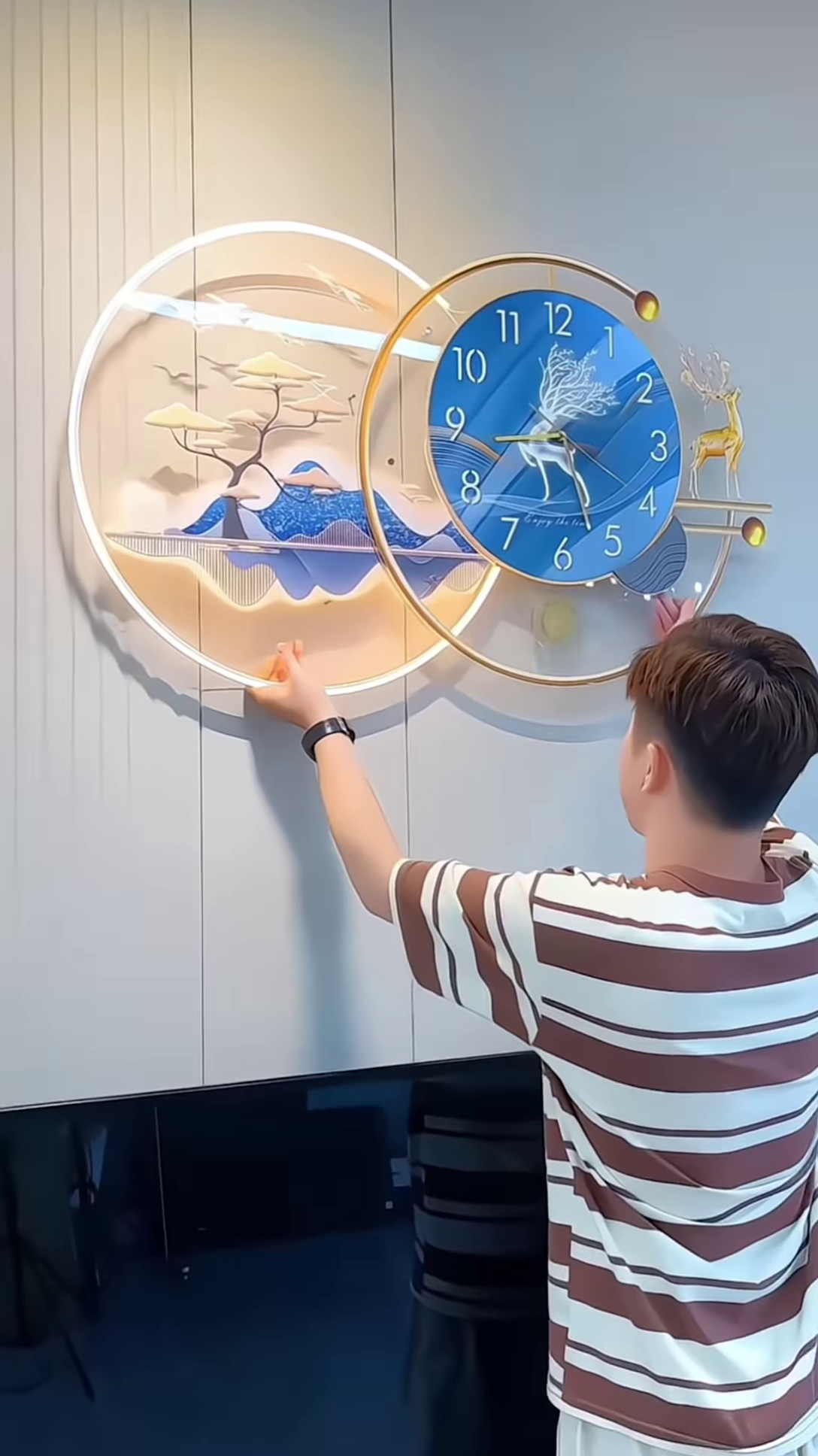 π° luxury led wall clock β a statement of art & time! π¨β¨