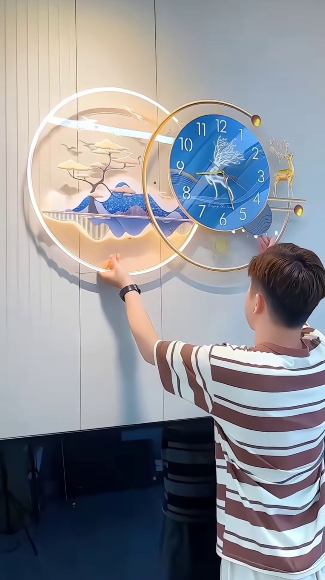 π° luxury led wall clock β a statement of art & time! π¨β¨