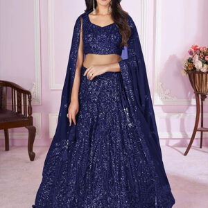 blue georgette lehenga with sequins embroidery.jpg