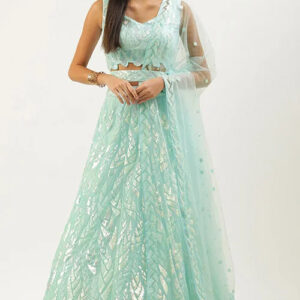 exclusive bollywood blue lehenga for bridesmaids.jpg