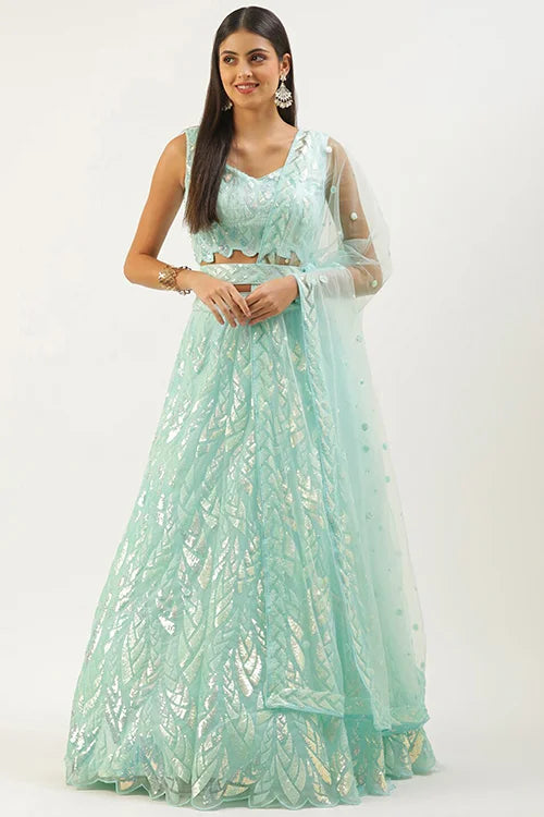 exclusive bollywood blue lehenga for bridesmaids.jpg
