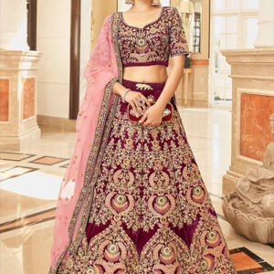 maroon lehenga for weddings.jpg