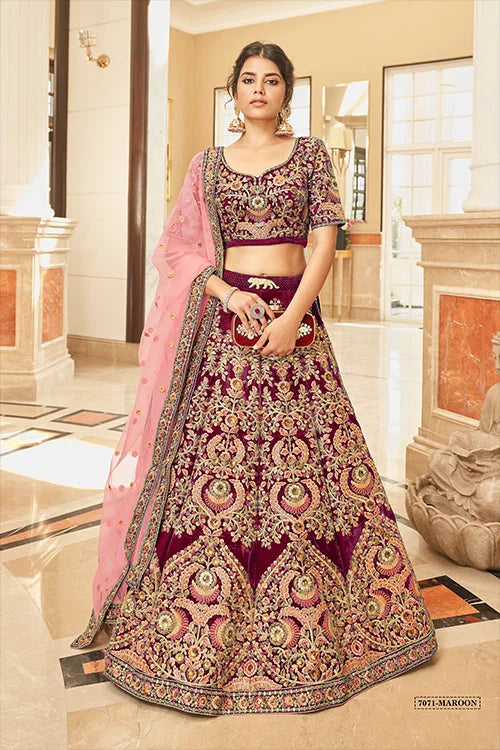 maroon lehenga for weddings.jpg