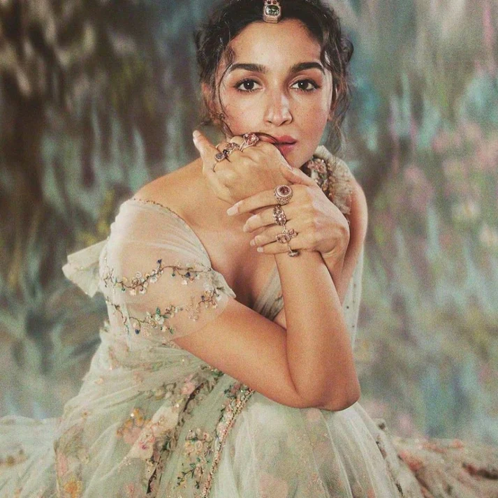 in a world where she would have wore designer western outfit saree